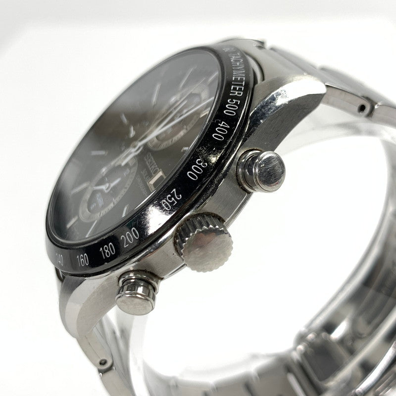 【中古品】【メンズ】 SEIKO セイコー V172-2AP0 ソーラー クロノグラフ 腕時計 SILVER.BLACK 本体のみ ※キズ有 時計 197-260717-io-18-fuzh 万代Net店