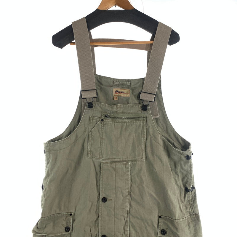 【中古品】【メンズ】 LYBRO NIGEL CABOURN ライブロ ナイジェルケーボン オーバーオール つなぎ オールインワン ブランド 古着 140-260726-gm-35-fuzh サイズ：50 カラー：カーキ 万代Net店