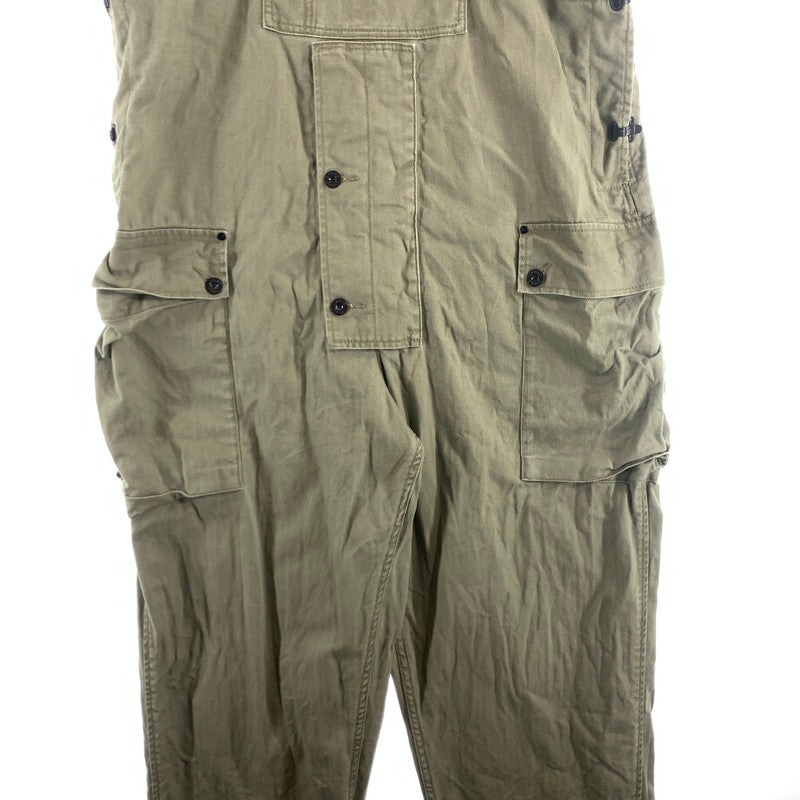 【中古品】【メンズ】 LYBRO NIGEL CABOURN ライブロ ナイジェルケーボン オーバーオール つなぎ オールインワン ブランド 古着 140-260726-gm-35-fuzh サイズ：50 カラー：カーキ 万代Net店
