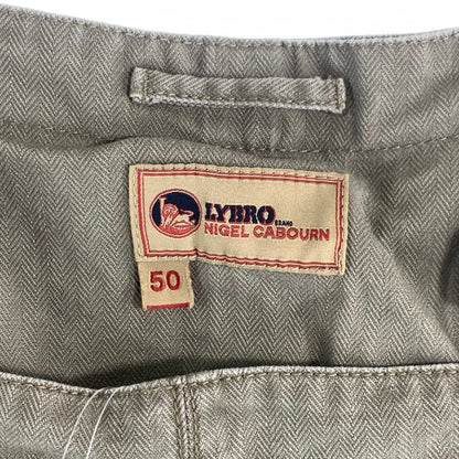 【中古品】【メンズ】 LYBRO NIGEL CABOURN ライブロ ナイジェルケーボン オーバーオール つなぎ オールインワン ブランド 古着 140-260726-gm-35-fuzh サイズ：50 カラー：カーキ 万代Net店