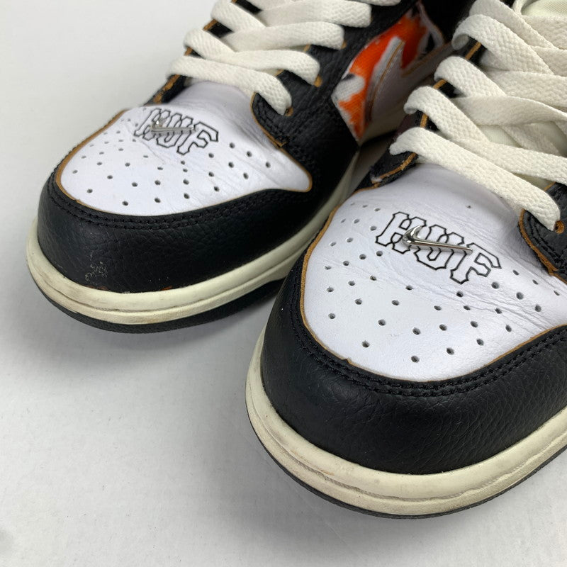【中古品】【メンズ】 NIKE SB×HUF ナイキ FD8775-001 DUNK LOW OG QS SAN FRANCISCO 黒.白.橙 SIZE:25.0cm 本体のみ シューレース付属 スニーカー 靴 160-260717-io-19-fuzh 万代Net店
