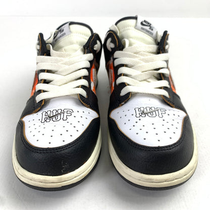 【中古品】【メンズ】 NIKE SB×HUF ナイキ FD8775-001 DUNK LOW OG QS SAN FRANCISCO 黒.白.橙 SIZE:25.0cm 本体のみ シューレース付属 スニーカー 靴 160-260717-io-19-fuzh 万代Net店