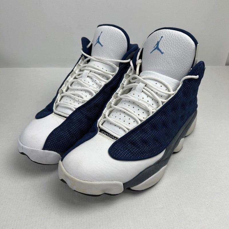 【中古品】【メンズ】 NIKE ナイキ 414571-404 AIR JORDAN 13 "FLINT GREY" 紺.灰.白 SIZE:27.5cm 黒タグ・箱付属 スニーカー 靴 ※小さな汚れ・外箱傷みあり 160-260719-io-10-fuzh 万代Net店