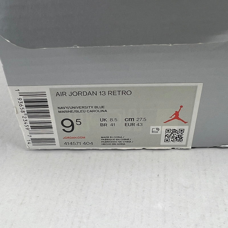 【中古品】【メンズ】 NIKE ナイキ 414571-404 AIR JORDAN 13 "FLINT GREY" 紺.灰.白 SIZE:27.5cm 黒タグ・箱付属 スニーカー 靴 ※小さな汚れ・外箱傷みあり 160-260719-io-10-fuzh 万代Net店