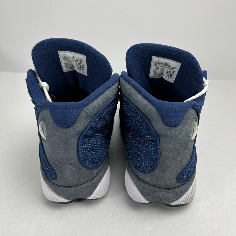 【中古品】【メンズ】 NIKE ナイキ 414571-404 AIR JORDAN 13 "FLINT GREY" 紺.灰.白 SIZE:27.5cm 黒タグ・箱付属 スニーカー 靴 ※小さな汚れ・外箱傷みあり 160-260719-io-10-fuzh 万代Net店