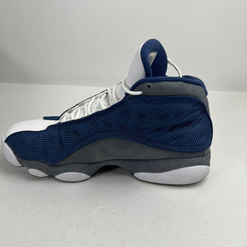 【中古品】【メンズ】 NIKE ナイキ 414571-404 AIR JORDAN 13 "FLINT GREY" 紺.灰.白 SIZE:27.5cm 黒タグ・箱付属 スニーカー 靴 ※小さな汚れ・外箱傷みあり 160-260719-io-10-fuzh 万代Net店