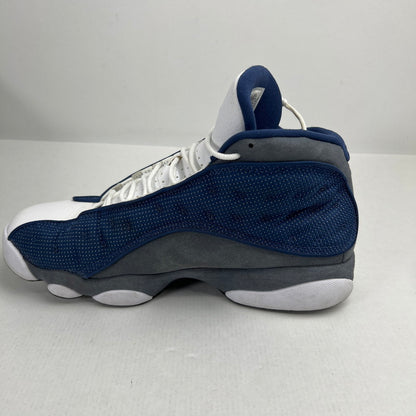 【中古品】【メンズ】 NIKE ナイキ 414571-404 AIR JORDAN 13 "FLINT GREY" 紺.灰.白 SIZE:27.5cm 黒タグ・箱付属 スニーカー 靴 ※小さな汚れ・外箱傷みあり 160-260719-io-10-fuzh 万代Net店