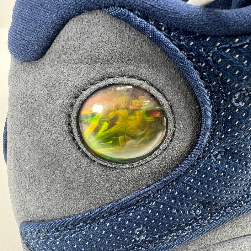 【中古品】【メンズ】 NIKE ナイキ 414571-404 AIR JORDAN 13 "FLINT GREY" 紺.灰.白 SIZE:27.5cm 黒タグ・箱付属 スニーカー 靴 ※小さな汚れ・外箱傷みあり 160-260719-io-10-fuzh 万代Net店