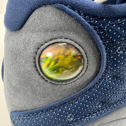 【中古品】【メンズ】 NIKE ナイキ 414571-404 AIR JORDAN 13 "FLINT GREY" 紺.灰.白 SIZE:27.5cm 黒タグ・箱付属 スニーカー 靴 ※小さな汚れ・外箱傷みあり 160-260719-io-10-fuzh 万代Net店