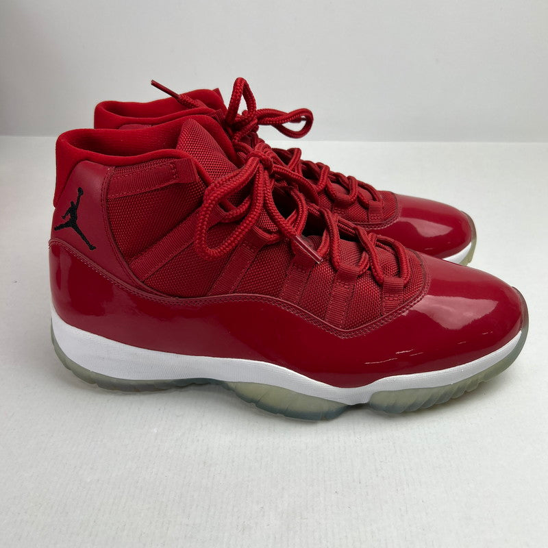 【中古品】【メンズ】 NIKE ナイキ 378037-623 AIR JORDAN 11 RETRO "WIN LIKE 96" RED SIZE:29.5cm 黒タグ.箱付属 ※変色有・外箱傷みあり スニーカー 靴 160-260719-io-11-fuzh 万代Net店