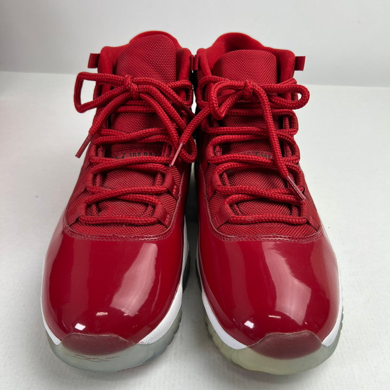 【中古品】【メンズ】 NIKE ナイキ 378037-623 AIR JORDAN 11 RETRO "WIN LIKE 96" RED SIZE:29.5cm 黒タグ.箱付属 ※変色有・外箱傷みあり スニーカー 靴 160-260719-io-11-fuzh 万代Net店