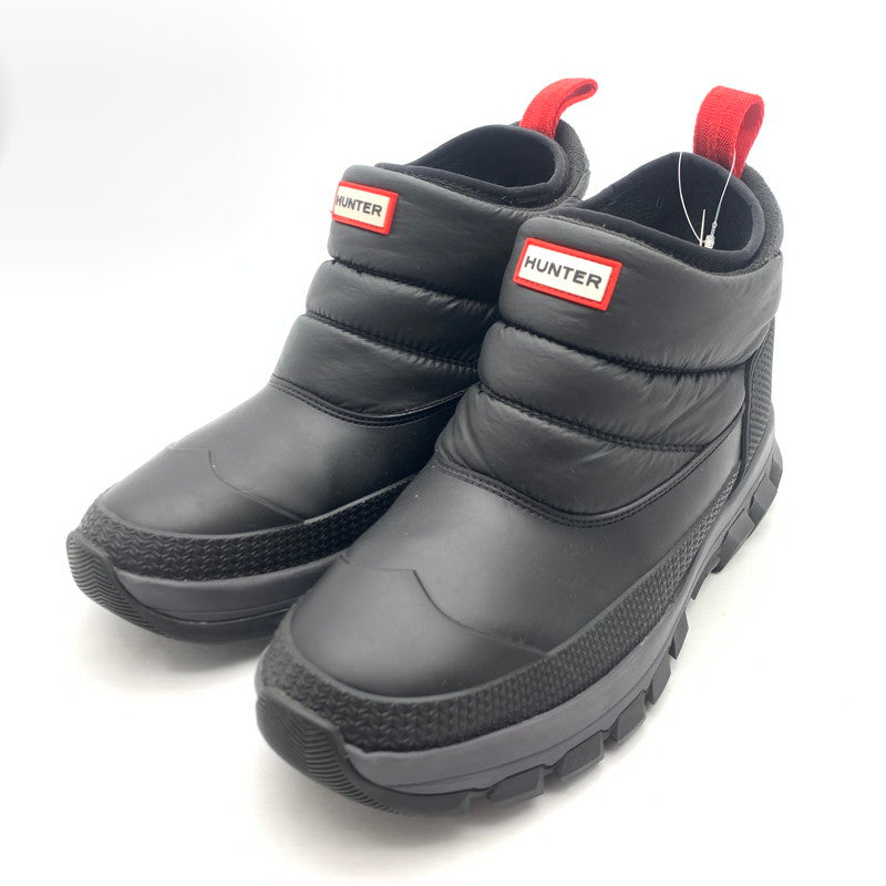 【中古品】【メンズ】 HUNTER SNOW BOOTS ハンター スノーブーツ シューズ 靴 164-260726-gm-44-fuzh サイズ：UK9 カラー：ブラック 万代Net店