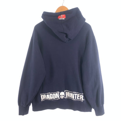 【中古品】【メンズ】 CREAM SODA×BOUNTY HUNTER PARKA クリームソーダ × バウンティハンター パーカー USA製 トップス ブランド 古着 145-260725-gm-27-fuzh サイズ：XL カラー：ブラック 万代Net店