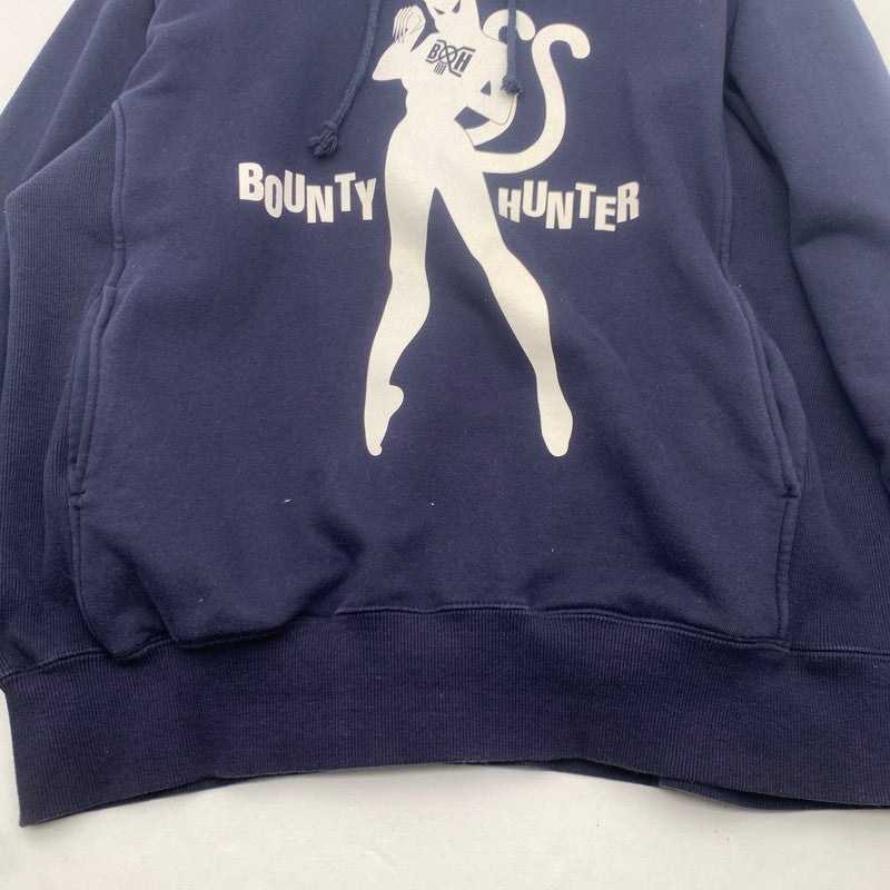 【中古品】【メンズ】 CREAM SODA×BOUNTY HUNTER PARKA クリームソーダ × バウンティハンター パーカー USA製 トップス ブランド 古着 145-260725-gm-27-fuzh サイズ：XL カラー：ブラック 万代Net店