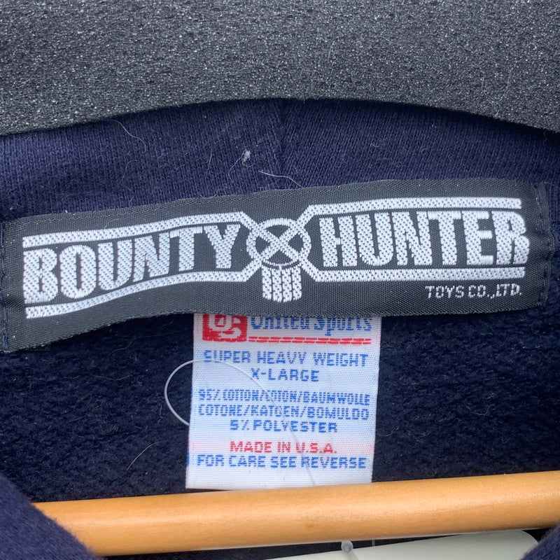 【中古品】【メンズ】 CREAM SODA×BOUNTY HUNTER PARKA クリームソーダ × バウンティハンター パーカー USA製 トップス ブランド 古着 145-260725-gm-27-fuzh サイズ：XL カラー：ブラック 万代Net店