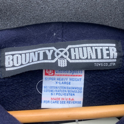 【中古品】【メンズ】 CREAM SODA×BOUNTY HUNTER PARKA クリームソーダ × バウンティハンター パーカー USA製 トップス ブランド 古着 145-260725-gm-27-fuzh サイズ：XL カラー：ブラック 万代Net店
