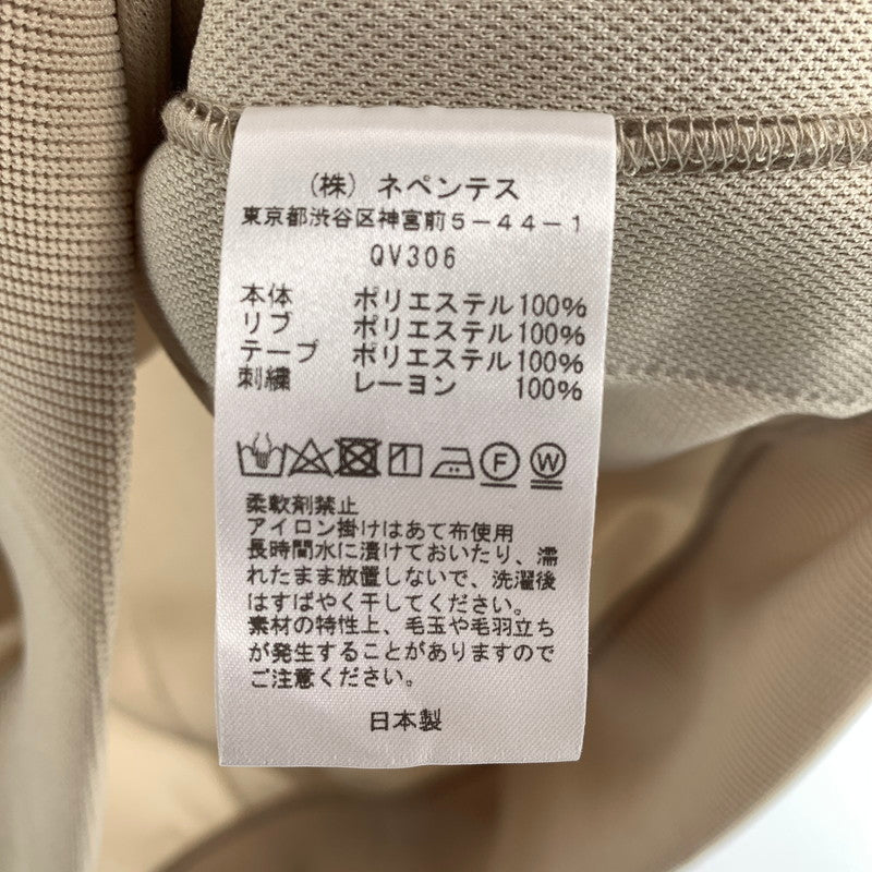 【中古品】【メンズ】 NEEDLES ニードルズ QV306 TRACK CREW NECK SHIRT トラック クルーネック 長袖 シャツ CREAM.PINK SIZE:L ※汚れ有 140-260719-io-55-fuzh 万代Net店