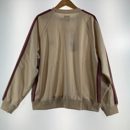 【中古品】【メンズ】 NEEDLES ニードルズ QV306 TRACK CREW NECK SHIRT トラック クルーネック 長袖 シャツ CREAM.PINK SIZE:L ※汚れ有 140-260719-io-55-fuzh 万代Net店