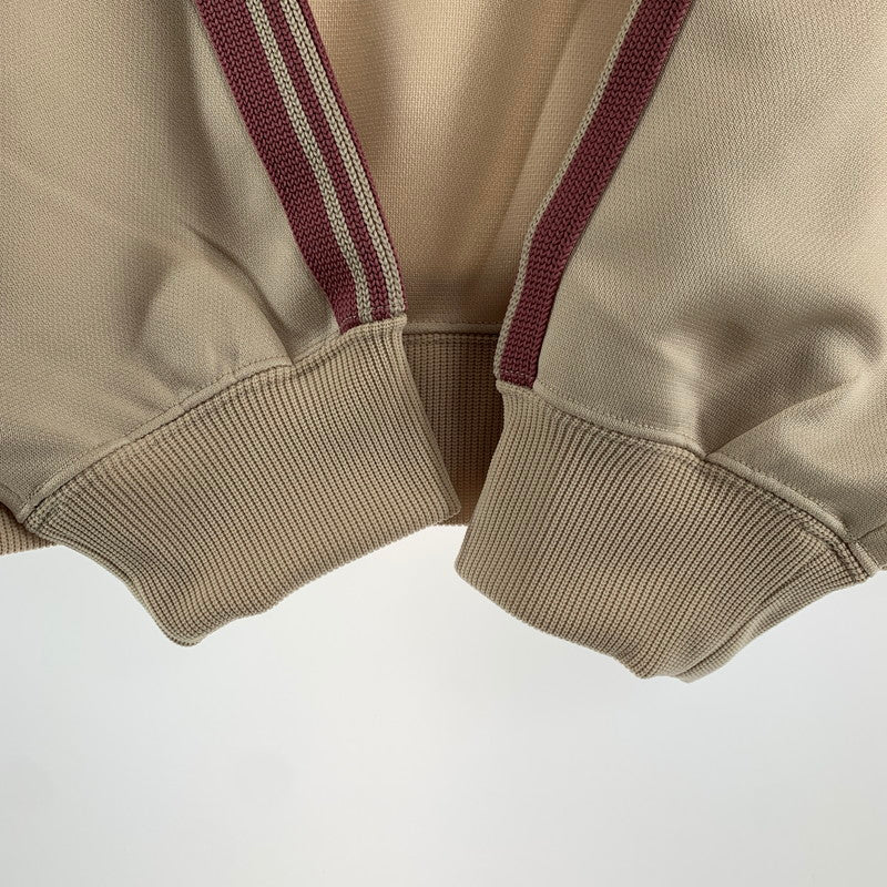 【中古品】【メンズ】 NEEDLES ニードルズ QV306 TRACK CREW NECK SHIRT トラック クルーネック 長袖 シャツ CREAM.PINK SIZE:L ※汚れ有 140-260719-io-55-fuzh 万代Net店