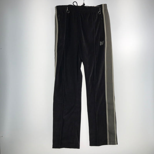 【中古品】【メンズ】 NEEDLES ニードルズ QV321 VELOUR 25SS NARROW TRACK PANT ベロア ナロートラックパンツ カラーCHARCOAL SIZE:M 151-260720-ky-04-fuzh 万代Net店