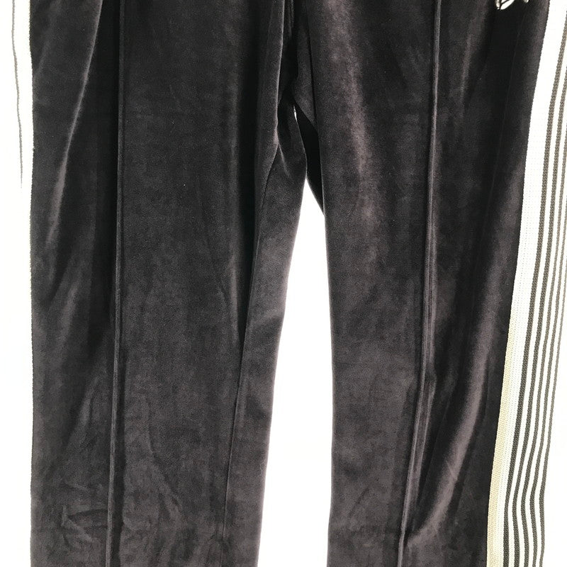 【中古品】【メンズ】 NEEDLES ニードルズ QV321 VELOUR 25SS NARROW TRACK PANT ベロア ナロートラックパンツ カラーCHARCOAL SIZE:M 151-260720-ky-04-fuzh 万代Net店