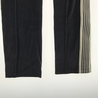 【中古品】【メンズ】 NEEDLES ニードルズ QV321 VELOUR 25SS NARROW TRACK PANT ベロア ナロートラックパンツ カラーCHARCOAL SIZE:M 151-260720-ky-04-fuzh 万代Net店