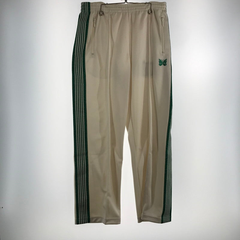 【中古品】【メンズ】 NEEDLES ニードルズ OT1692 SIDE LINE TRACK PANTS サイドライントラックパンツ CREAM.GREEN SIZE:M 151-260720-ky-05-fuzh 万代Net店