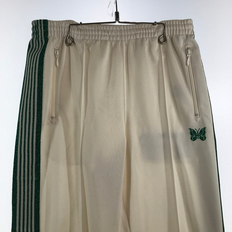 【中古品】【メンズ】 NEEDLES ニードルズ OT1692 SIDE LINE TRACK PANTS サイドライントラックパンツ CREAM.GREEN SIZE:M 151-260720-ky-05-fuzh 万代Net店