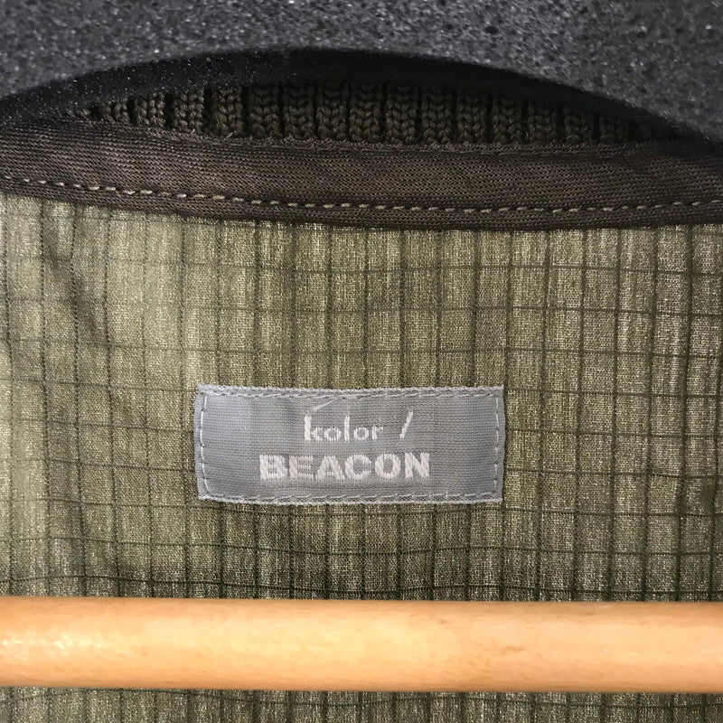 【中古品】【メンズ】 KOLOR BEACON カラービーコン 24SBM-G05142 ライトリップブルゾン KHAKI SIZE:02 140-260720-ky-10-fuzh 万代Net店