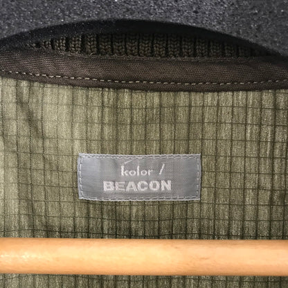 【中古品】【メンズ】 KOLOR BEACON カラービーコン 24SBM-G05142 ライトリップブルゾン KHAKI SIZE:02 140-260720-ky-10-fuzh 万代Net店