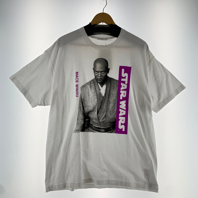 【中古品】【メンズ】 FLAGSTUFF×STAR WARS フラグスタフ ×スター・ウォーズ SS TEE カラーホワイト MACE SIZE:XL 140-260722-ky-13-fuzh 万代Net店