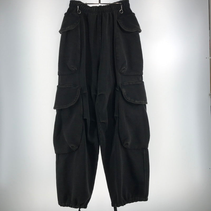 【中古品】【メンズ】 ENTIRE STUDIOS エンタイアスタジオ ES2379 24SS SWEAT CARGO PANTS スェット カーゴパンツ カラーBLACK SIZE:S 152-260720-ky-06-fuzh 万代Net店