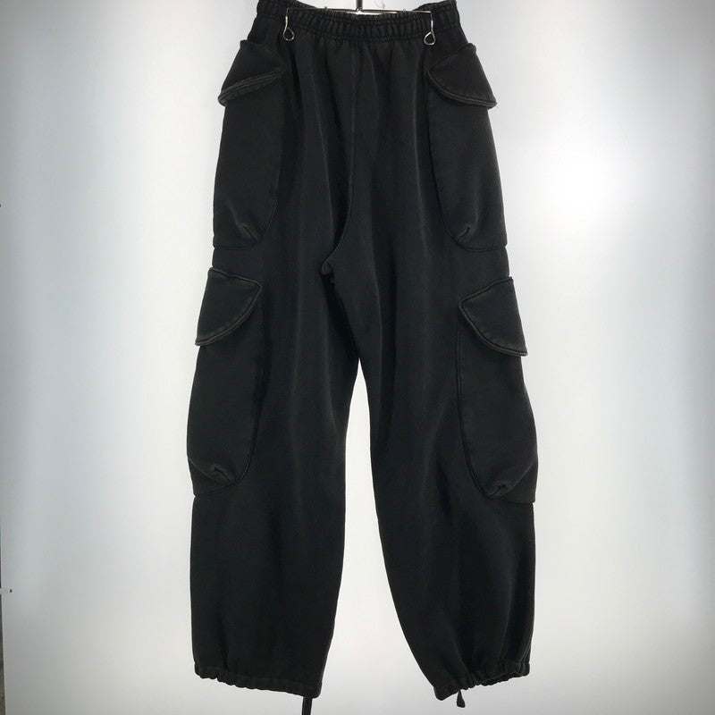 【中古品】【メンズ】 ENTIRE STUDIOS エンタイアスタジオ ES2379 24SS SWEAT CARGO PANTS スェット カーゴパンツ カラーBLACK SIZE:S 152-260720-ky-06-fuzh 万代Net店