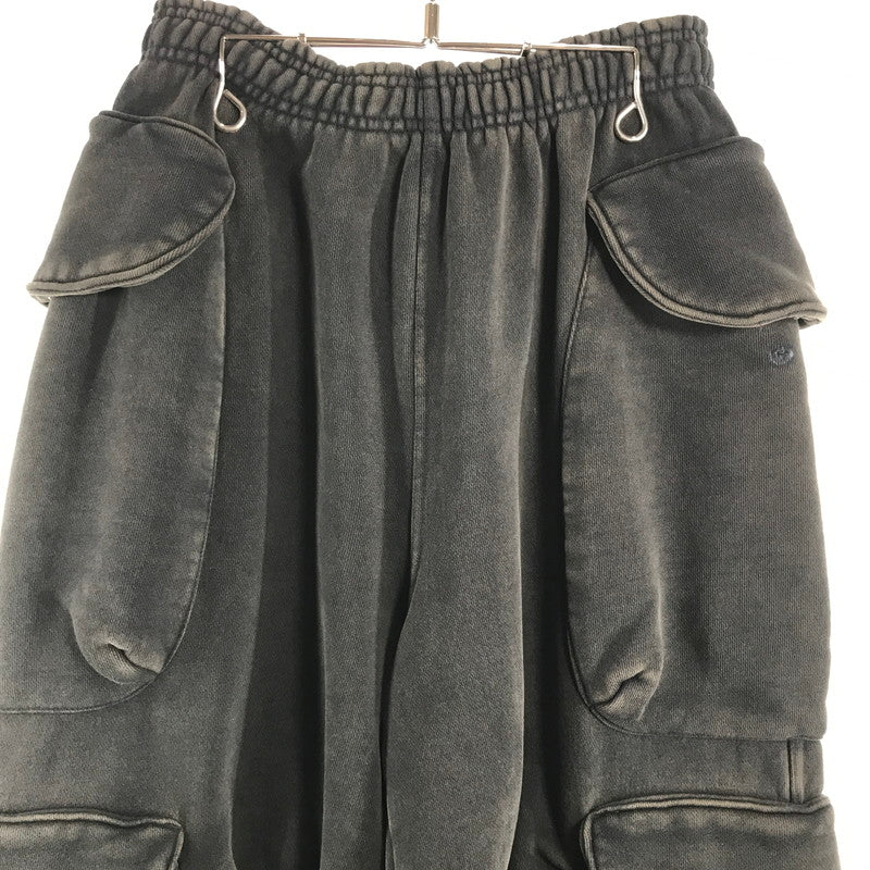 【中古品】【メンズ】 ENTIRE STUDIOS エンタイアスタジオ ES2379 24SS SWEAT CARGO PANTS スェット カーゴパンツ カラーBLACK SIZE:S 152-260720-ky-06-fuzh 万代Net店