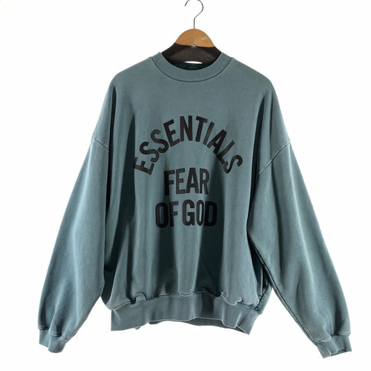 【中古品】【メンズ】 FOG ESSENTIALS エフオージーエッセンシャルズ ARCH LOGO CREWNECK アーチ ロゴ クルーネック トレーナー スウェット トップス 古着 142-260729-mh-19-fuzh サイズ：M カラー：ダークブルー 万代Net店