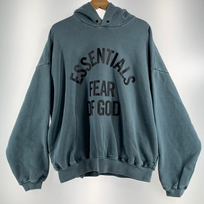 【中古品】【メンズ】 FOG ESSENTIALS エフオージーエッセンシャルズ ARCH LOGO PULLOVER ロゴ プルオーバー パーカー DARK BLUE SIZE:L 142-260719-io-56-fuzh 万代Net店