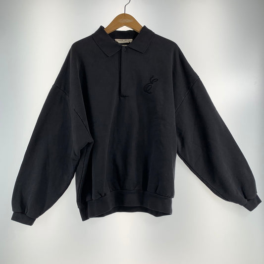 【中古品】【メンズ】 FOG ESSENTIALS エフオージーエッセンシャルズ EMBROIDERED CLASSIC POLO SWEAT SHIRT スウェット シャツ CHARCOAL SIZE:M 142-260719-io-52-fuzh 万代Net店