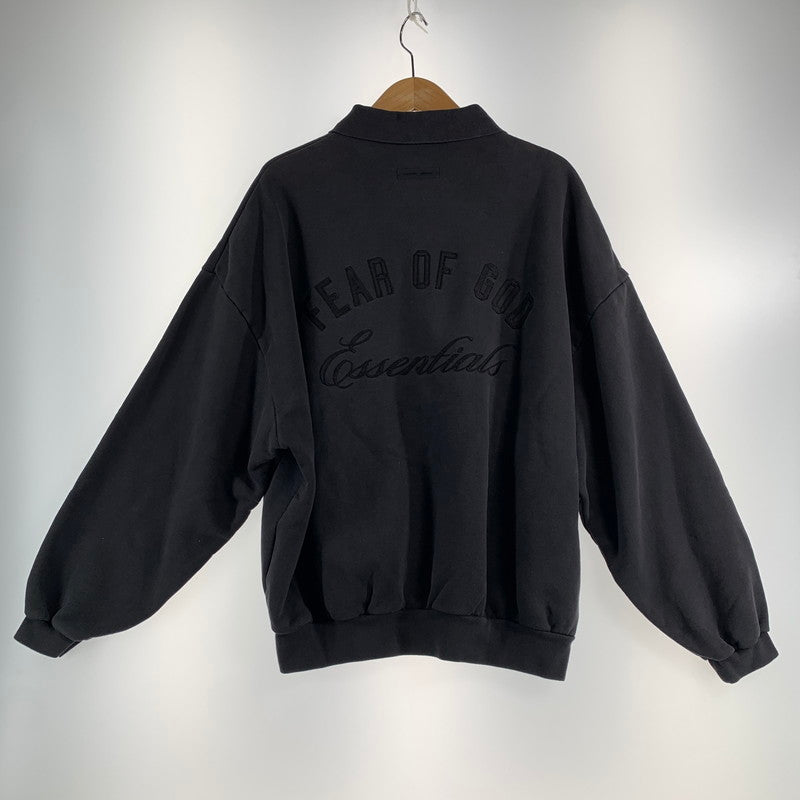 【中古品】【メンズ】 FOG ESSENTIALS エフオージーエッセンシャルズ EMBROIDERED CLASSIC POLO SWEAT SHIRT スウェット シャツ CHARCOAL SIZE:M 142-260719-io-52-fuzh 万代Net店