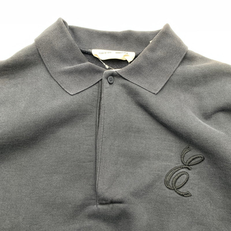 【中古品】【メンズ】 FOG ESSENTIALS エフオージーエッセンシャルズ EMBROIDERED CLASSIC POLO SWEAT SHIRT スウェット シャツ CHARCOAL SIZE:M 142-260719-io-52-fuzh 万代Net店