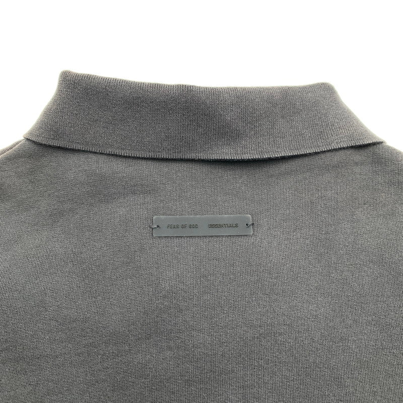 【中古品】【メンズ】 FOG ESSENTIALS エフオージーエッセンシャルズ EMBROIDERED CLASSIC POLO SWEAT SHIRT スウェット シャツ CHARCOAL SIZE:M 142-260719-io-52-fuzh 万代Net店