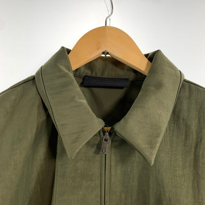 【中古品】【メンズ】 FOG ESSENTIALS エフオージーエッセンシャルズ TEXTURED NYLON TRUCKER JACKET テクスチャード ナイロン トラックジャケット KHAKI SIZE:M 142-260719-io-59-fuzh 万代Net店