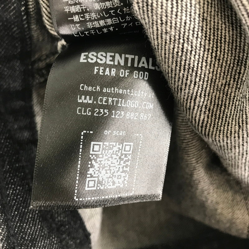【中古品】【メンズ】 FOG ESSENTIALS エフオージー エッセンシャルズ FGE DENIM WORK JACKET デニムワークジャケット BLACK SIZE:S 142-260720-ky-09-fuzh 万代Net店