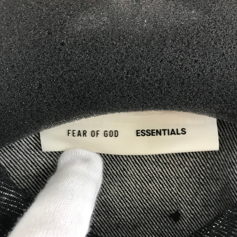 【中古品】【メンズ】 FOG ESSENTIALS エフオージー エッセンシャルズ FGE DENIM WORK JACKET デニムワークジャケット BLACK SIZE:S 142-260720-ky-09-fuzh 万代Net店
