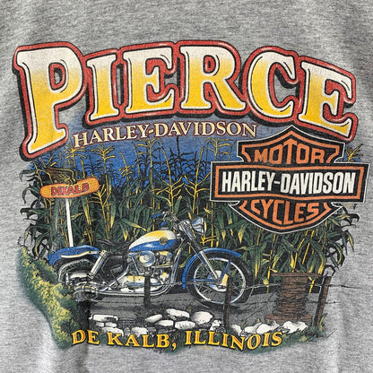 【中古品】【メンズ】 HARLEY－DAVIDSON ハーレーダビッドソン I GOT MINE USA製 2002 トップス 半袖 Tシャツ 古着 145-260726-mh-05-fuzh サイズ：XL カラー：グレー 万代Net店