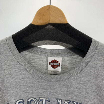 【中古品】【メンズ】 HARLEY－DAVIDSON ハーレーダビッドソン I GOT MINE USA製 2002 トップス 半袖 Tシャツ 古着 145-260726-mh-05-fuzh サイズ：XL カラー：グレー 万代Net店