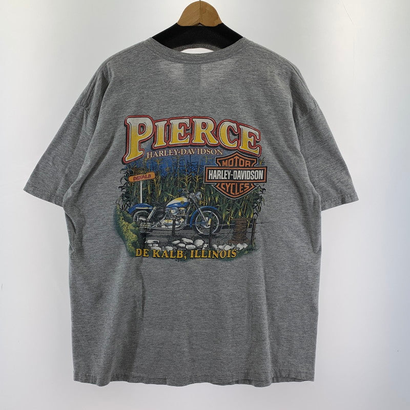【中古品】【メンズ】 HARLEY－DAVIDSON ハーレーダビッドソン I GOT MINE USA製 2002 トップス 半袖 Tシャツ 古着 145-260726-mh-05-fuzh サイズ：XL カラー：グレー 万代Net店