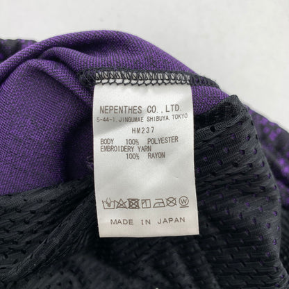 【中古品】【メンズ】 NEEDLES ニードルズ HM237 TRACK PANT-POLY JACQUARD トラックパンツ PURPLE.BLACK SIZE:M 151-260729-mh-28-fuzh サイズ：M カラー：パープルブラック 万代Net店