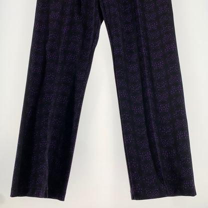 【中古品】【メンズ】 NEEDLES ニードルズ HM237 TRACK PANT-POLY JACQUARD トラックパンツ PURPLE.BLACK SIZE:M 151-260729-mh-28-fuzh サイズ：M カラー：パープルブラック 万代Net店