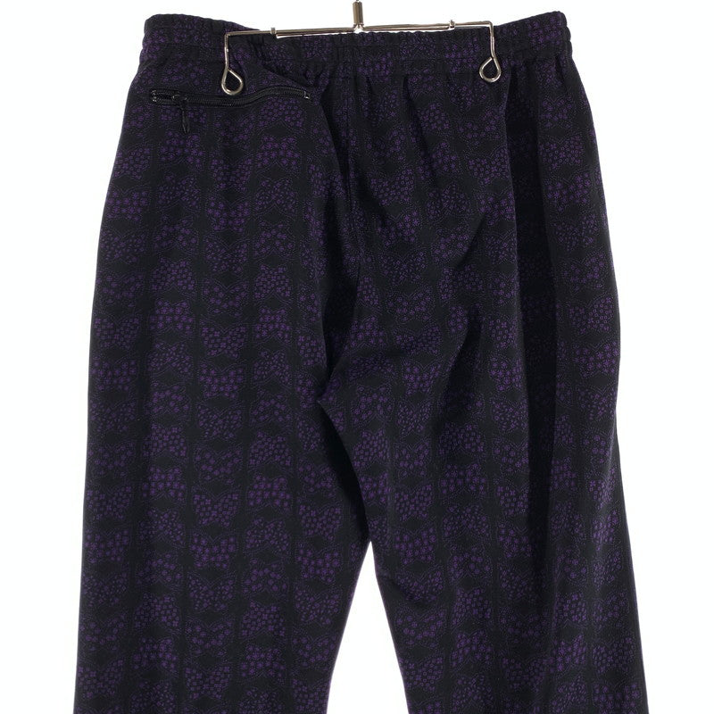 【中古品】【メンズ】 NEEDLES ニードルズ HM237 TRACK PANT-POLY JACQUARD トラックパンツ PURPLE.BLACK SIZE:M 151-260729-mh-28-fuzh サイズ：M カラー：パープルブラック 万代Net店