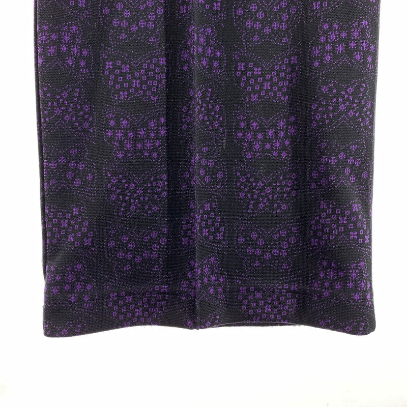 【中古品】【メンズ】 NEEDLES ニードルズ HM237 TRACK PANT-POLY JACQUARD トラックパンツ PURPLE.BLACK SIZE:M 151-260729-mh-28-fuzh サイズ：M カラー：パープルブラック 万代Net店